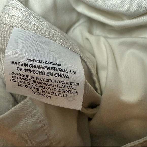 Nike Golf Tour Performance Dri Fit Golf Pants Mens Sz 34x30 Light Tan Stretch - Picture 6 of 6